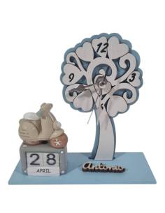 Bomboniere Battesimo utili orologio vespa calendario