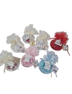 Cerchio e tulle in legno per ogni evento confetti e tag