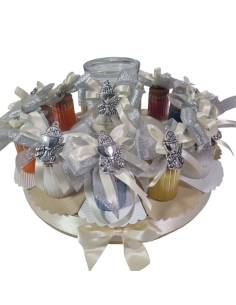 Candele bomboniere Comunione torta portaconfetti calice magnete