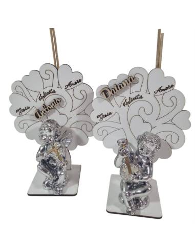 Diffusore ambiente albero della vita angioletti nome personalizzato| Sindy Bomboniere