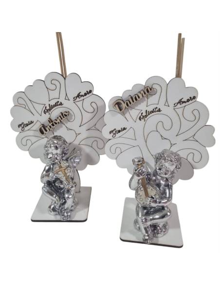 Diffusore ambiente albero della vita angioletti nome personalizzato| Sindy Bomboniere