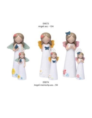 Bomboniere Cuorematto angioletti ragazza con ali colorate