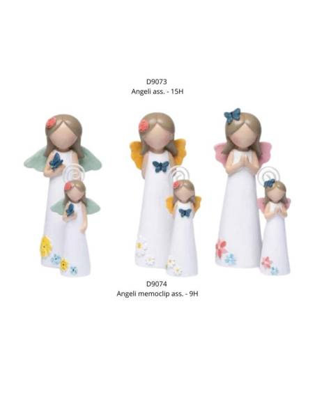 Bomboniere Cuorematto angioletti ragazza con ali colorate