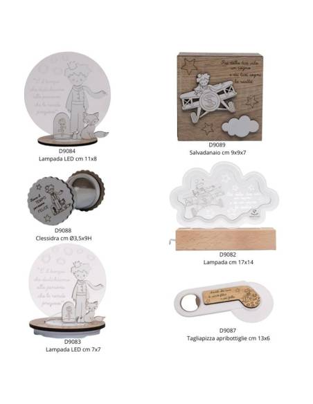 Bomboniere Cuorematto solidali Il Piccolo Principe con frasi