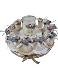 Candele bomboniere matrimonio Yankee Candle tema viaggio