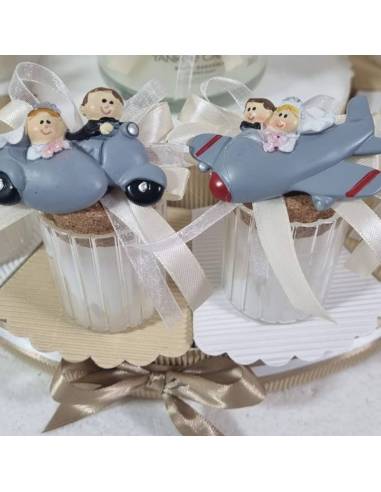 Candele bomboniere matrimonio Yankee Candle tema viaggio