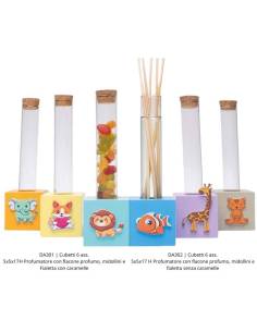 Cuorematto bomboniere profumatori per ambienti assortiti cubetti animaletti