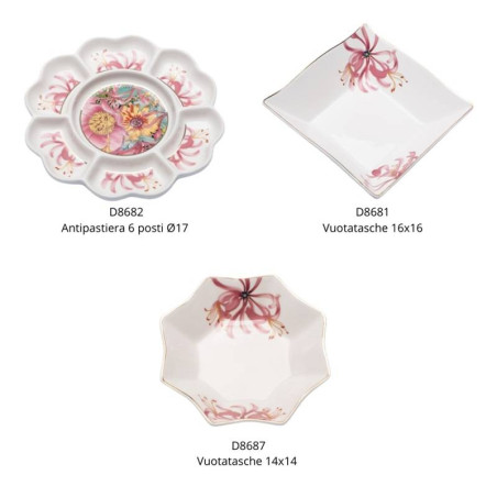 Morena Design bomboniere utili in porcellana lucida Fiordisogno