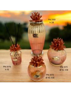 Pienne Design bomboniere moderne in vetro riccio in ceramica Linea Pegaso