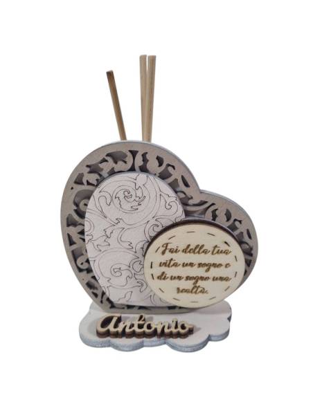 Bomboniere albero della vita profumatore ambiente frase