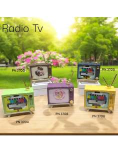 Pienne Design bomboniere particolari e moderne Linea Radio Tv