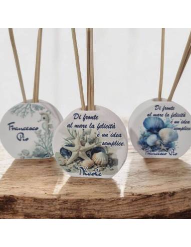 Bomboniere tema mare Profumatori nome festeggiato