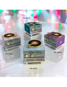 Pienne Design bomboniere particolari tema musica Linea Stereo