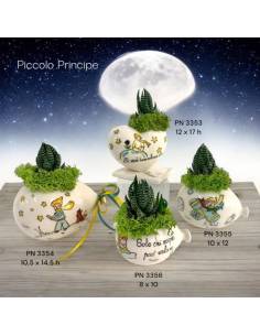 Bomboniere Pienne Design in ceramica portapiante Linea Piccolo Principe