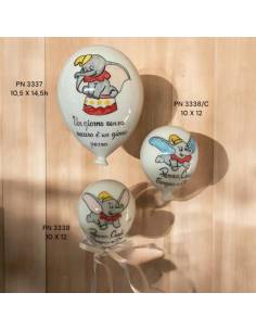 Bomboniere Pienne Design animali elefante palloncini in ceramica Linea Dumbo