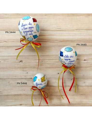 Bomboniere Pienne Design palloncini in ceramica con frasi Linea Aquiloni