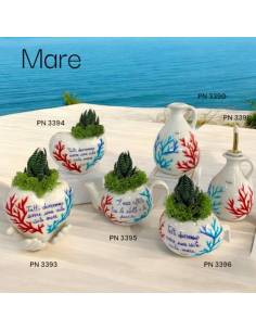 Pienne Design bomboniere in ceramica motivo corallo Linea Mare