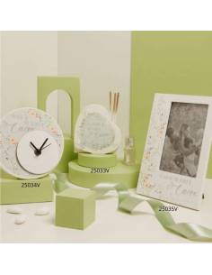 Claraluna bomboniere particolari fantasia floreale verde con frasi