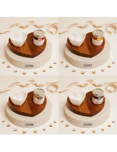 Claraluna bomboniere utili vassoio con ciotola in porcellana