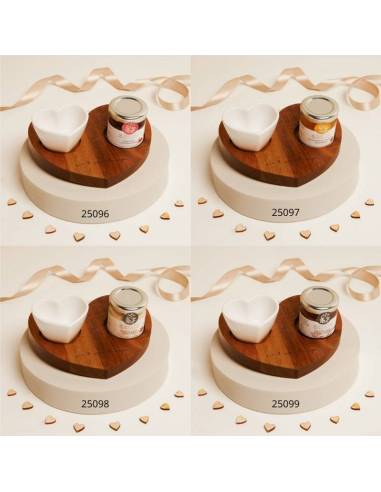 Claraluna bomboniere utili vassoio con ciotola in porcellana