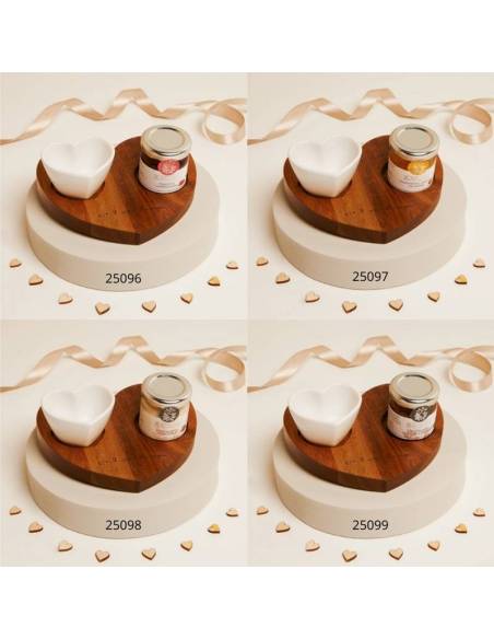 Claraluna bomboniere utili vassoio con ciotola in porcellana