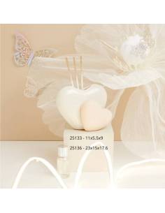 Claraluna bomboniere profumatori per ambienti doppio cuore