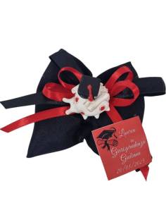 Bomboniere per laurea complete coccinelle sacchetto a fiocco