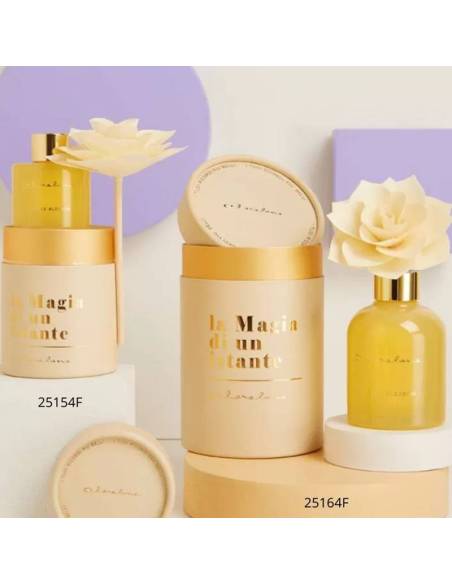 Claraluna bomboniere profumatori originali gialli con fiore