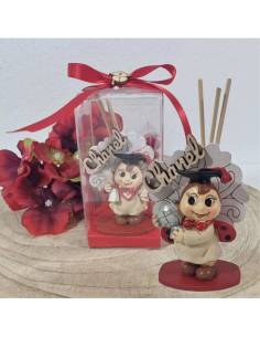 Bomboniere per laurea personalizzate profumatore coccinella