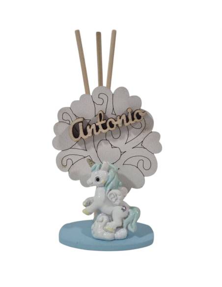 Bomboniere Unicorno profumatore bimbo albero della vita