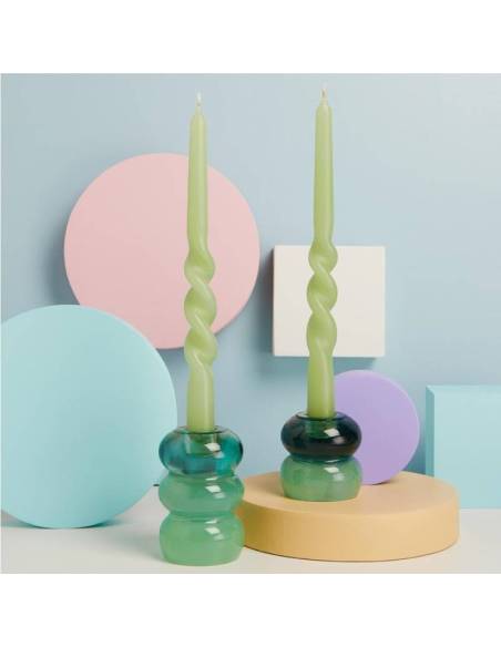 Claraluna bomboniere raffinate ed eleganti candelabri verdi | Sindy Bomboniere