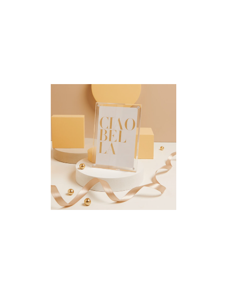 Claraluna bomboniere cornici portafoto in plexiglass con cuore | Sindy Bomboniere