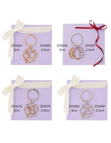 Claraluna bomboniere portachiavi in acciaio originali