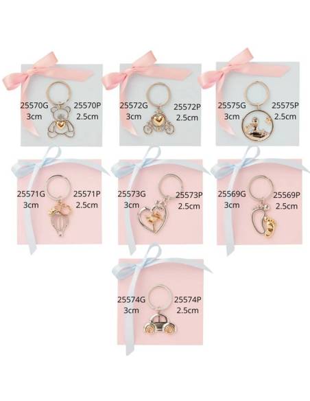 Claraluna bomboniere originali portachiavi in acciaio shop online