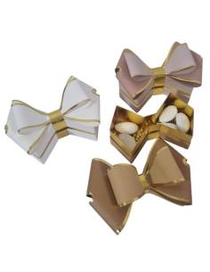 Portaconfetti bomboniere compleanno a forma di fiocco 2