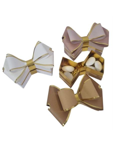 Portaconfetti a forma di fiocco