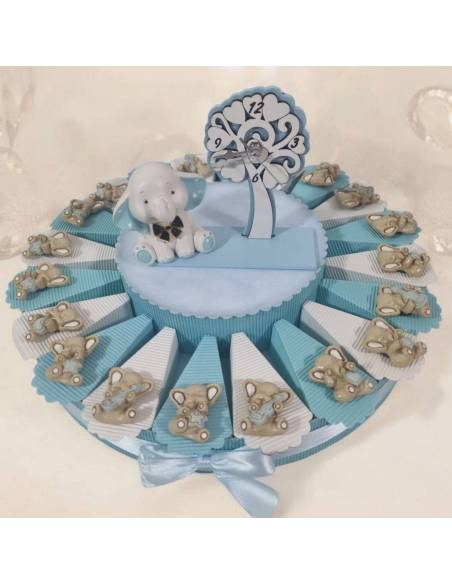 Torta bomboniere Disney Dumbo magneti animaletti
