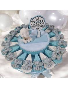 Torta bomboniere elefantino Dumbo calamite dolcissime