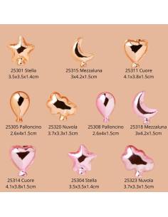 Claraluna bomboniere calamite magnetiche palloncini varie forme