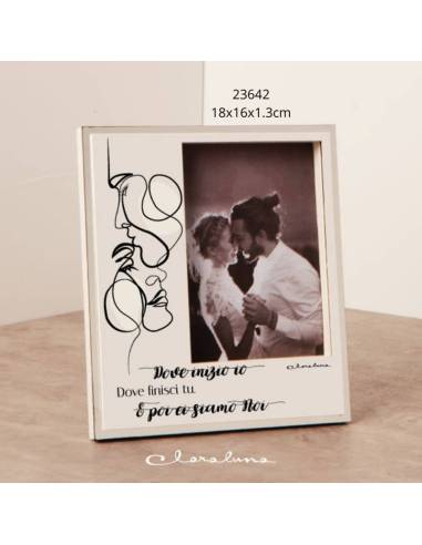Claraluna bomboniere Matrimonio cornici portafoto con frase