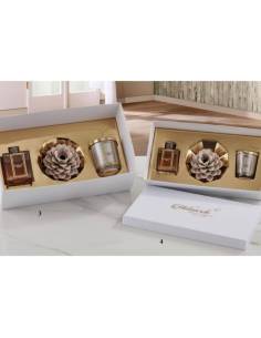 Confezioni regalo bomboniere Melaverde candele profumate e profumatori ambiente decoro in ceramica