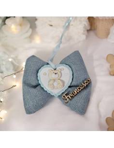 Bomboniere personalizzate Nascita maschio orsetto cuore