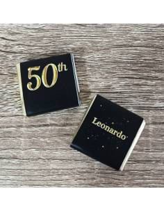 Cioccolatini personalizzati segnaposto per compleanno