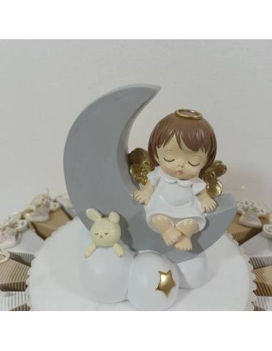 Torta bomboniera Battesimo pendenti croci tao angioletti| Sindy Bomboniere