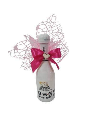 Bottiglie Santero bomboniere Comunione personalizzate