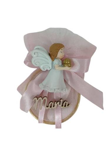 Bomboniere cerchio Comunione personalizzate angioletti calamite