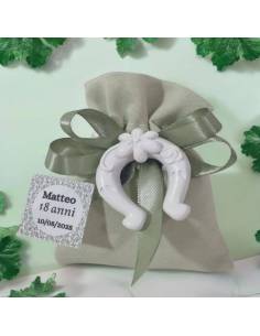 Bomboniere staffa di cavallo portafortuna complete