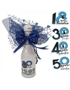 Santero mini bomboniere personalizzate con fiocco