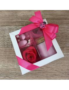 Bomboniera Yankee Candle rosa eterna fucsia