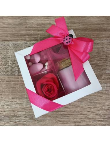 Bomboniera Yankee Candle rosa eterna fucsia